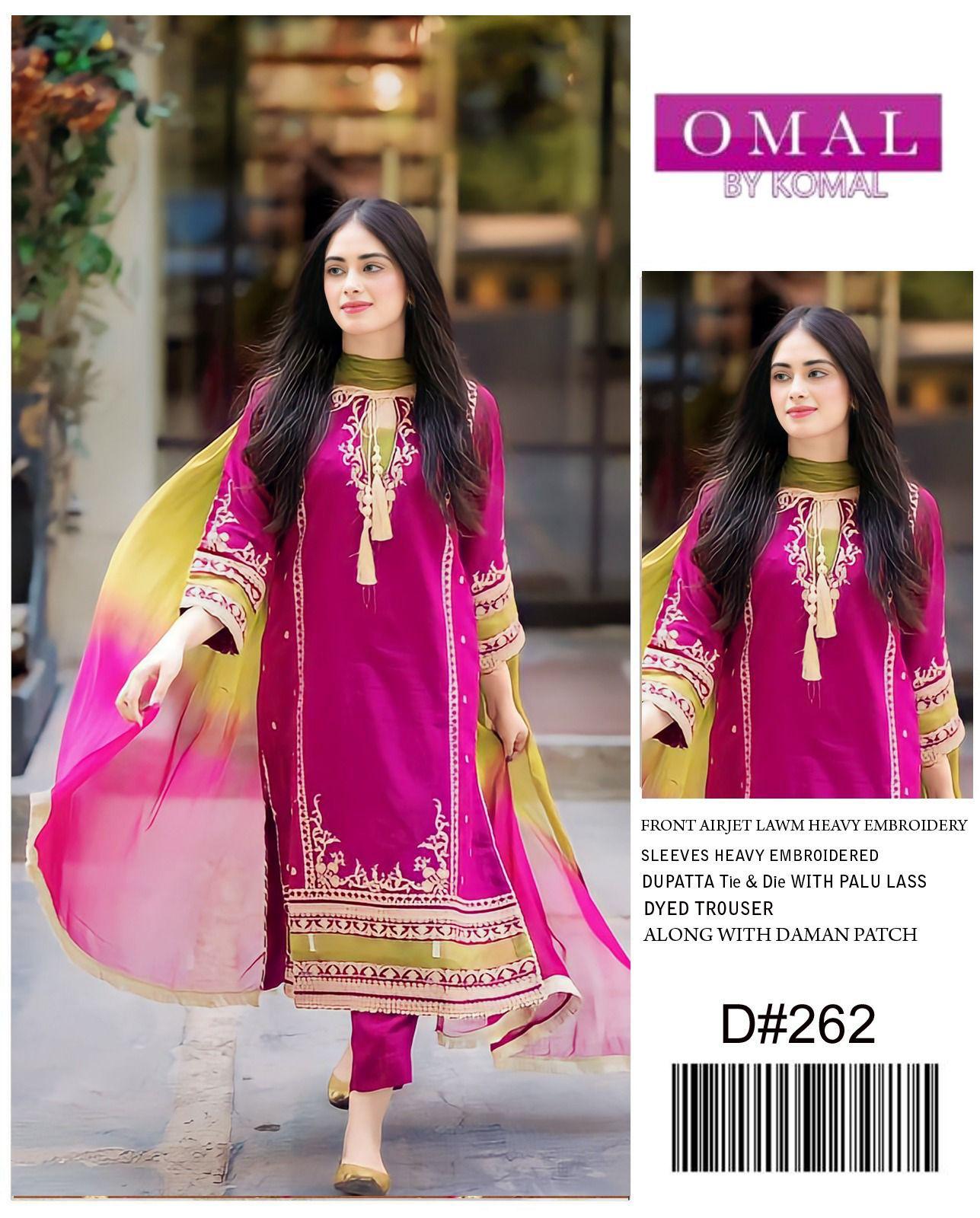 OMAL LAWN With PURE BAMBER Dupatta