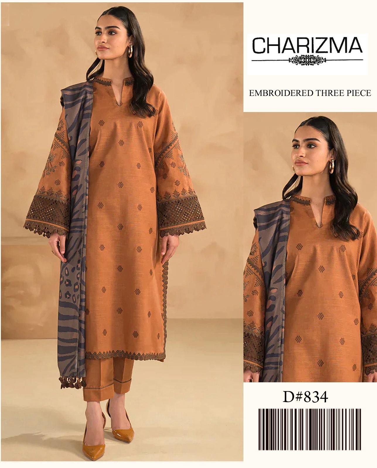 CHARIZMA LAWN WITH DIGITAL Diamond DUPATTA