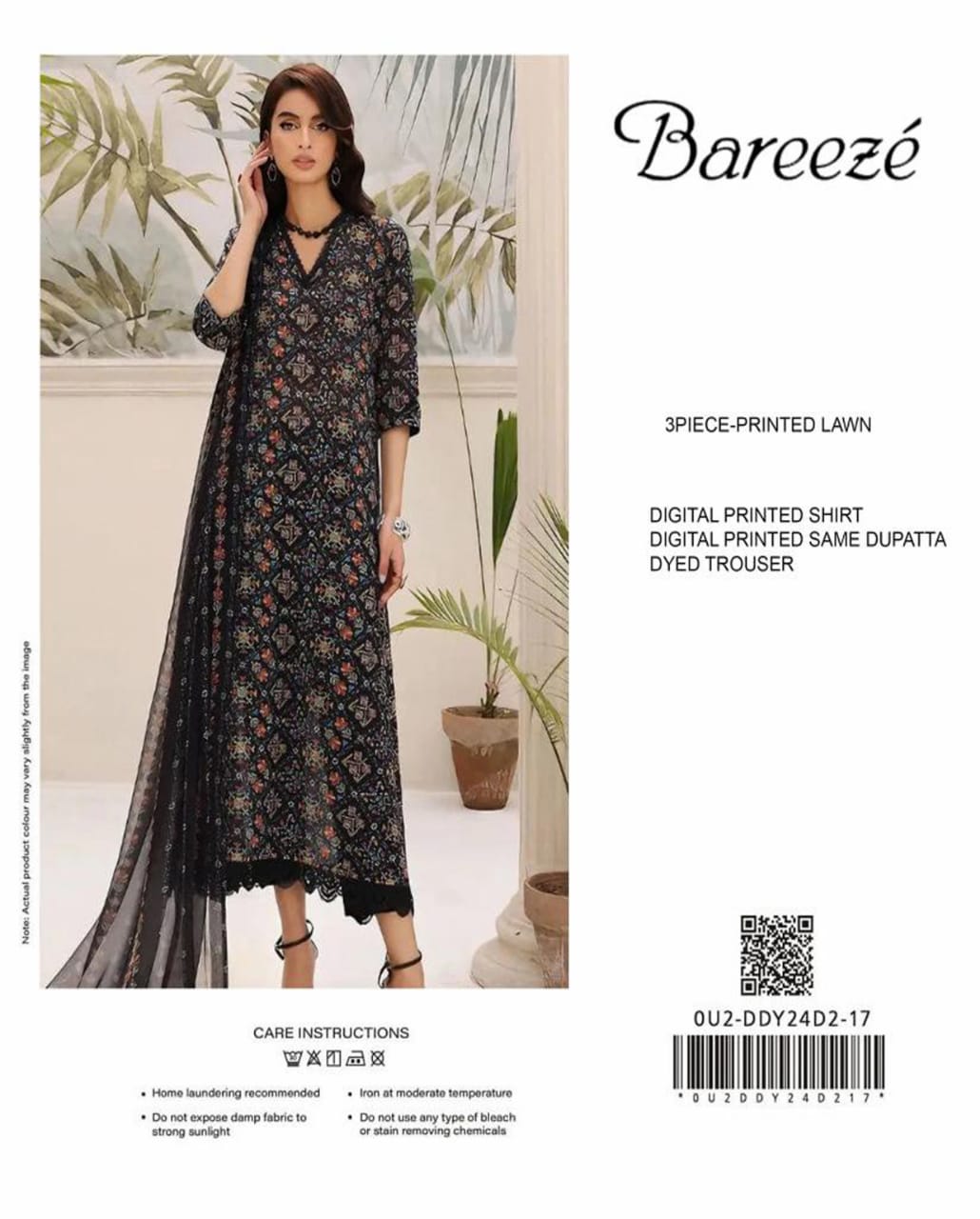 Bareeza 3pc Printed Lawn Collection&nbsp;