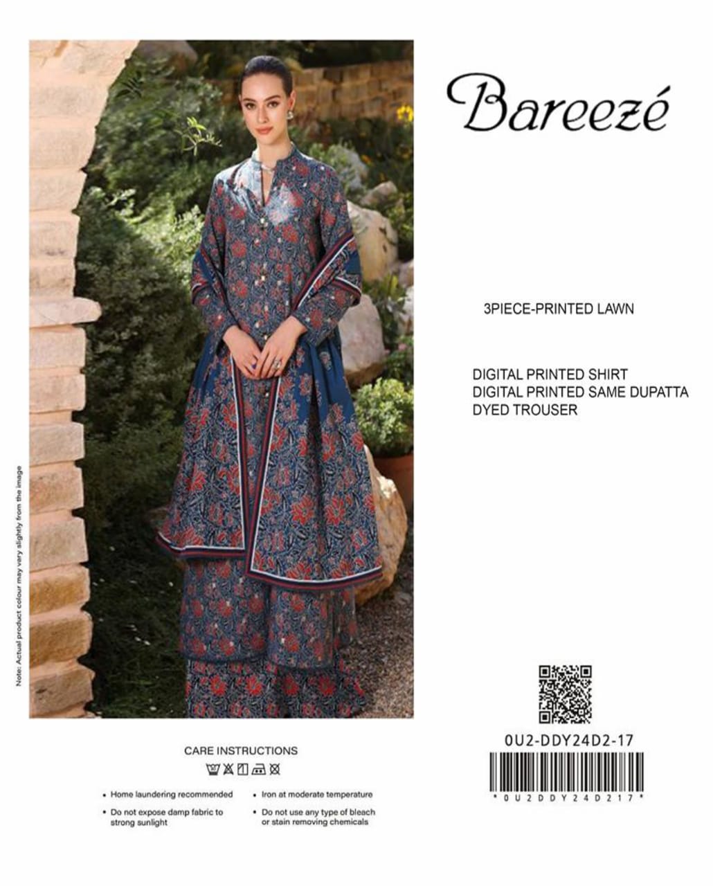 Bareeza 3pc Printed Lawn Collection&nbsp;