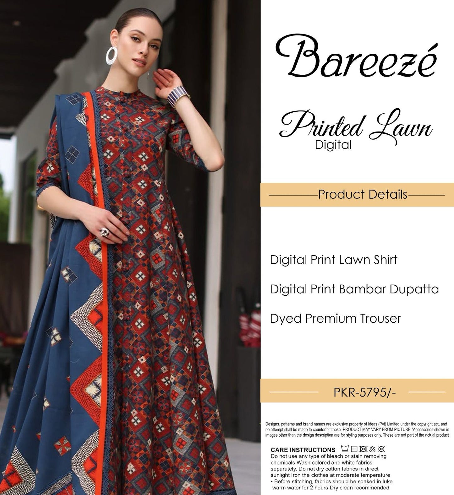 BAREEZE LAWN 10 COLORS VOLUME