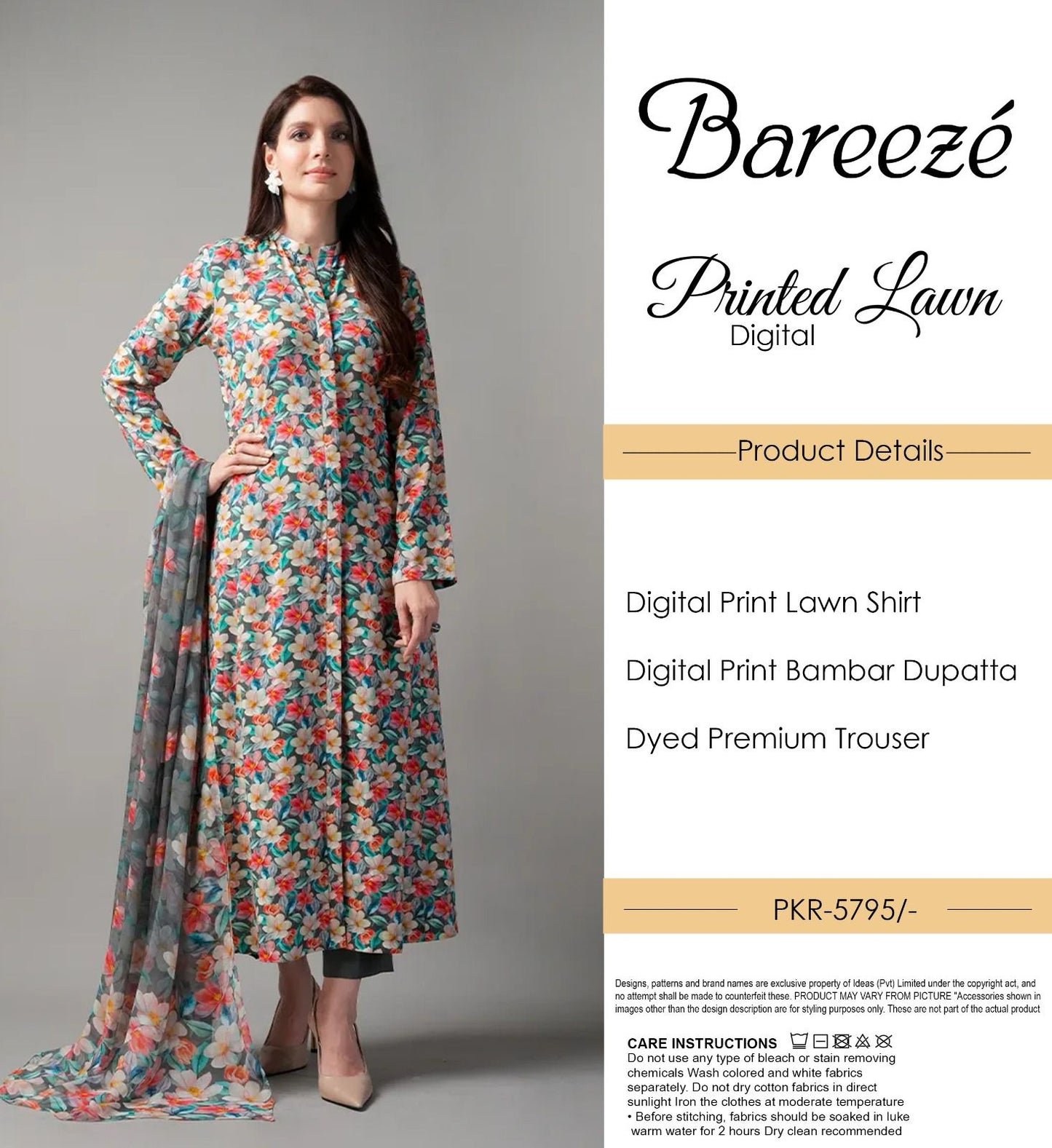 BAREEZE LAWN 10 COLORS VOLUME