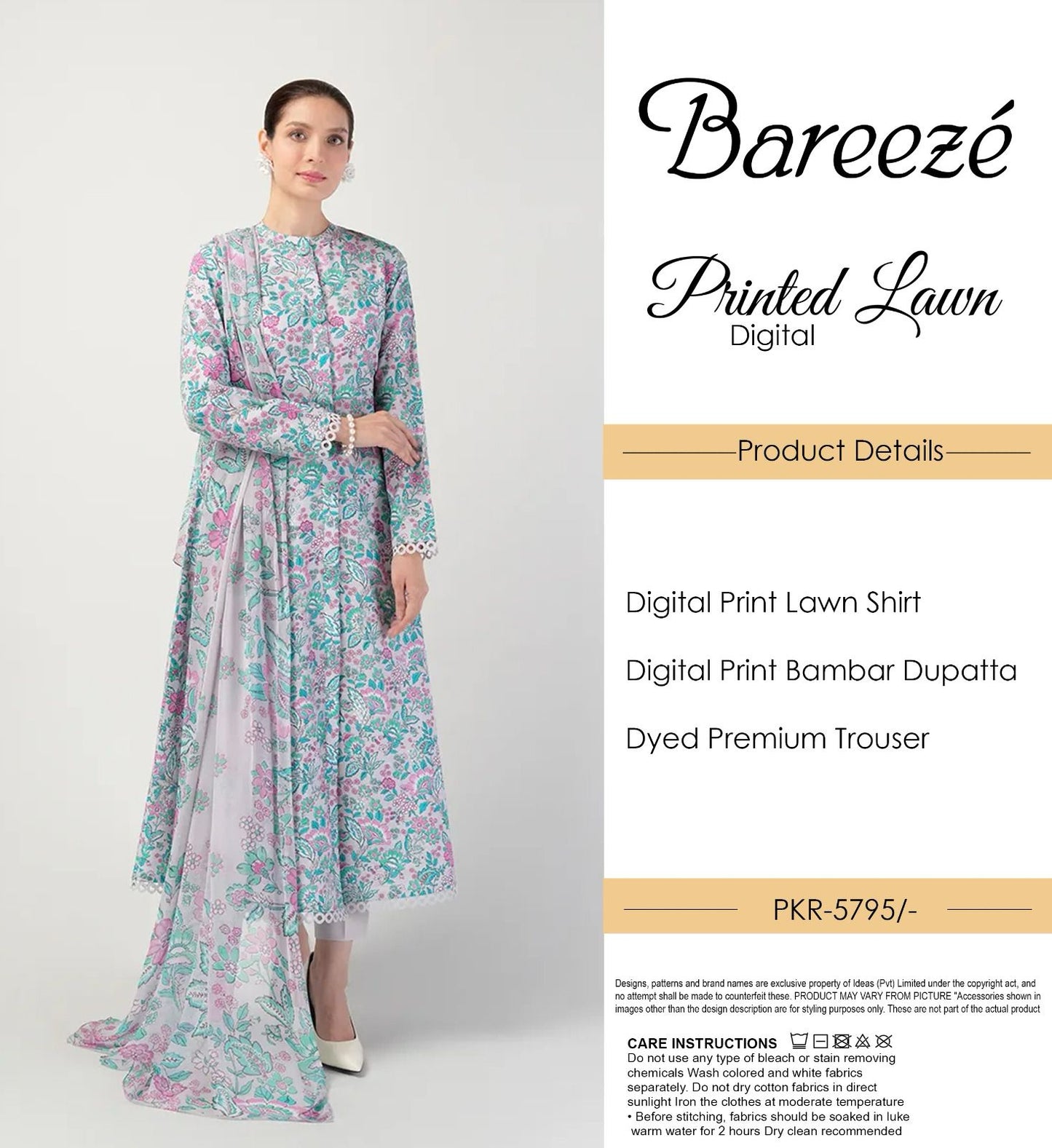 BAREEZE LAWN 10 COLORS VOLUME