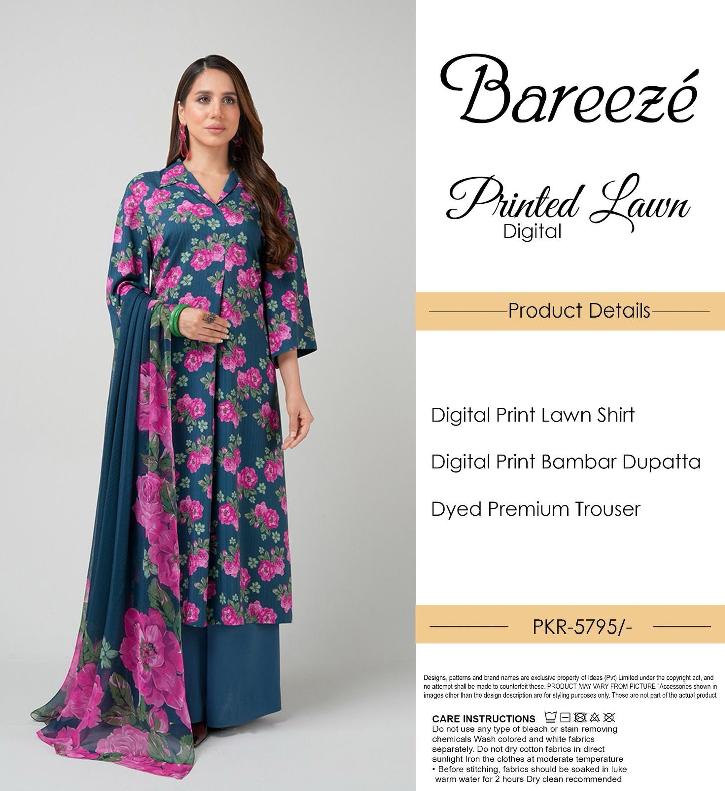 BAREEZE LAWN 10 COLORS VOLUME