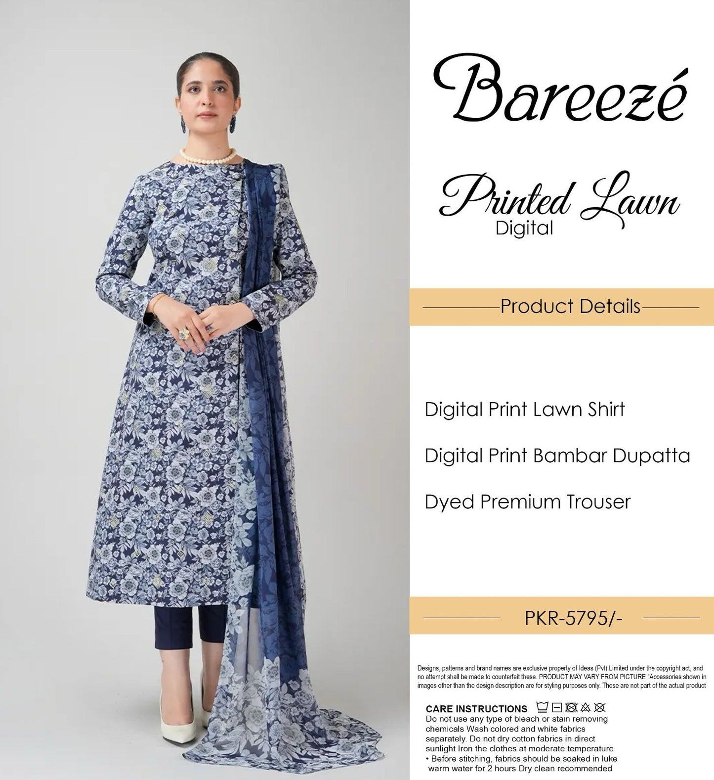 BAREEZE LAWN 10 COLORS VOLUME