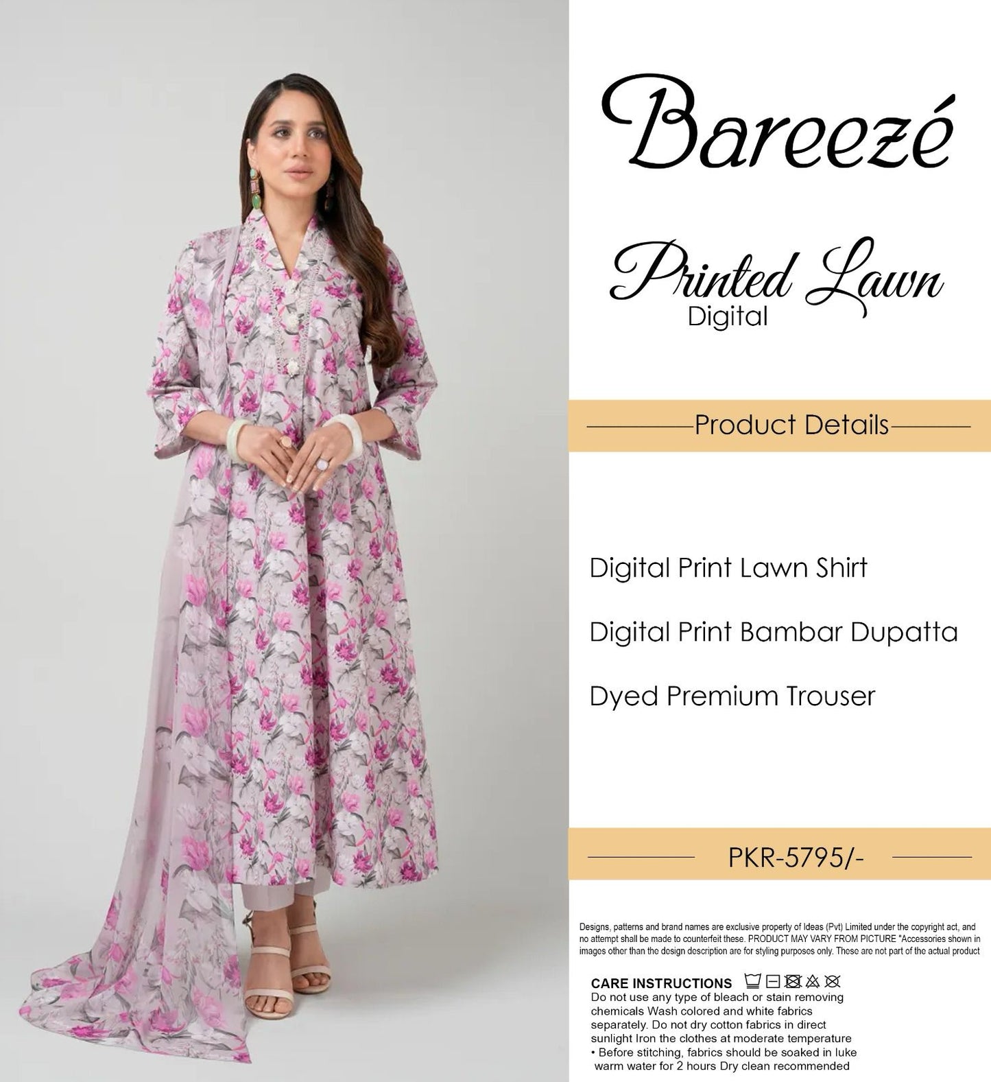 BAREEZE LAWN 10 COLORS VOLUME