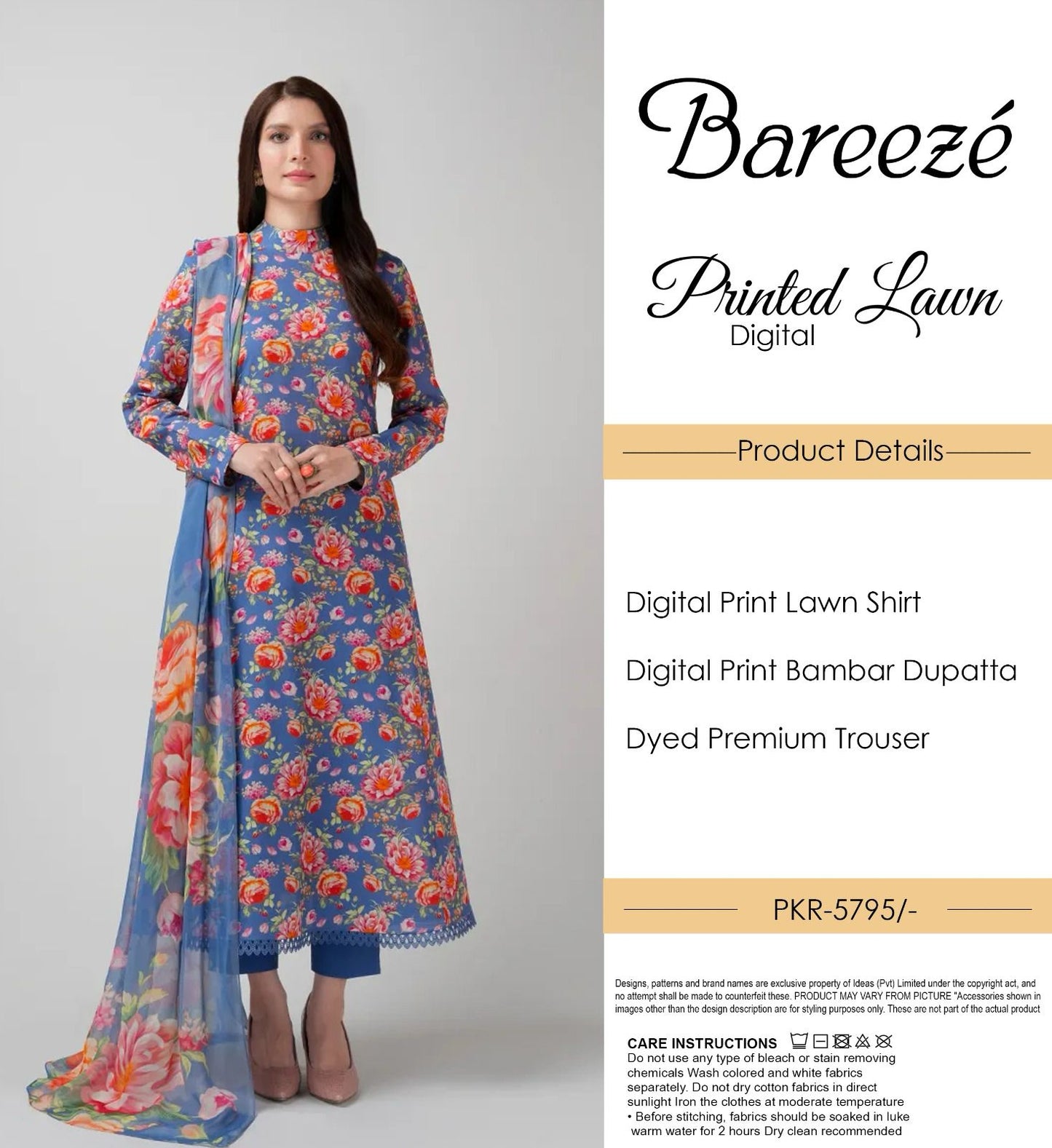 BAREEZE LAWN 10 COLORS VOLUME