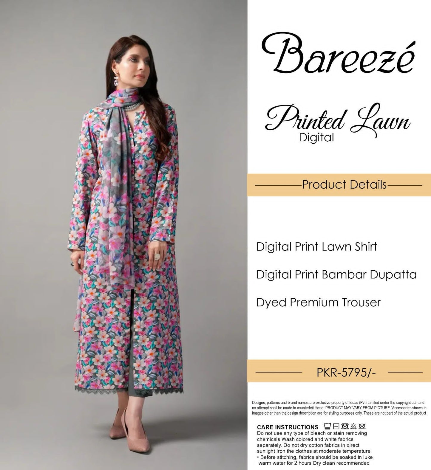 BAREEZE LAWN 10 COLORS VOLUME