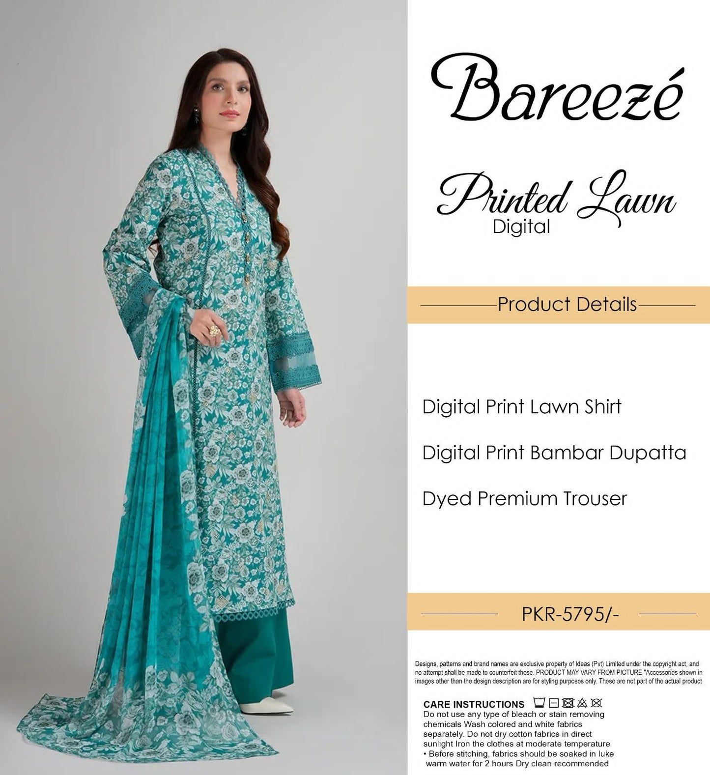 BAREEZE LAWN 10 COLORS VOLUME