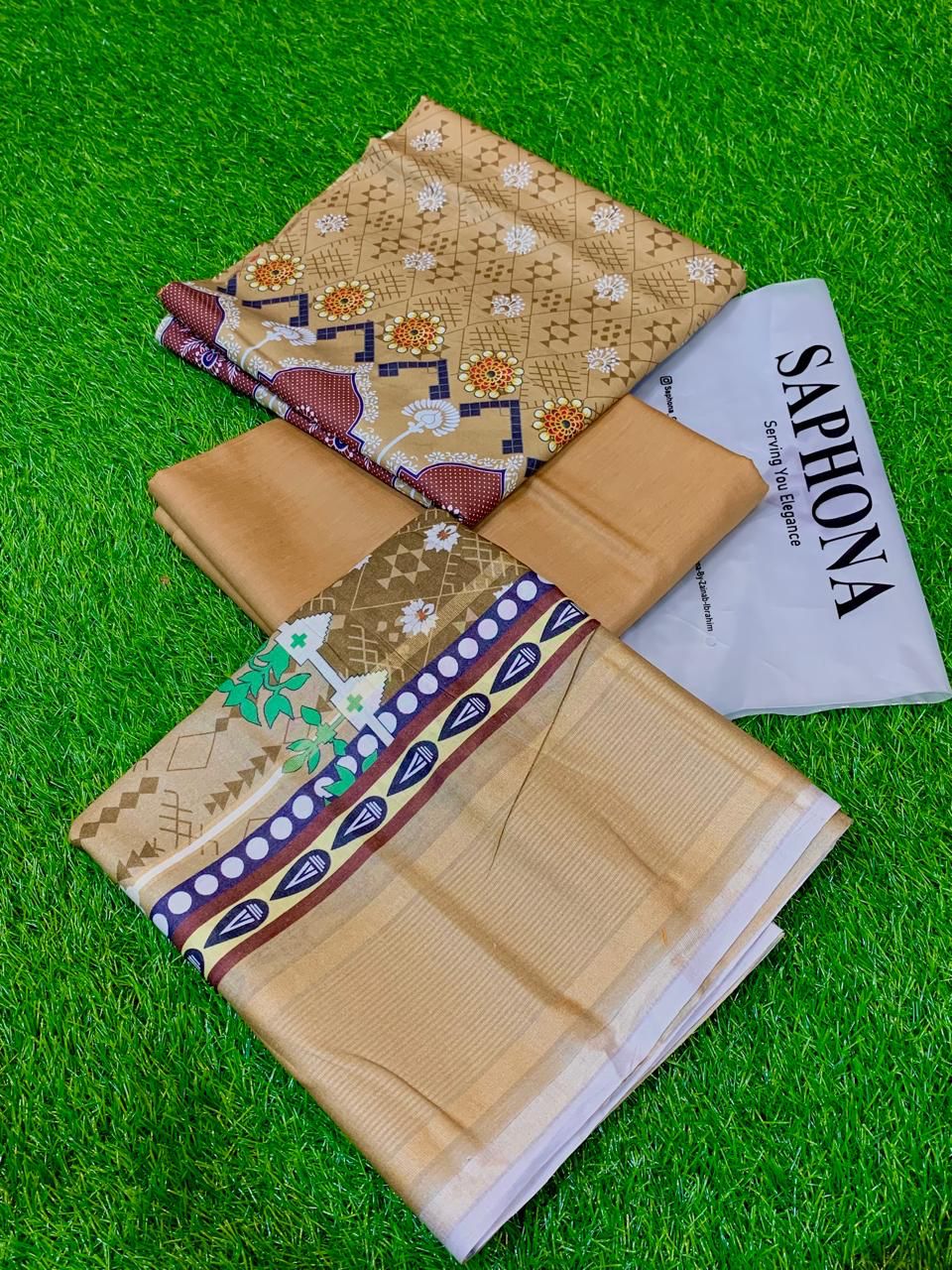 Saphona Luxury Lawn 3pcs