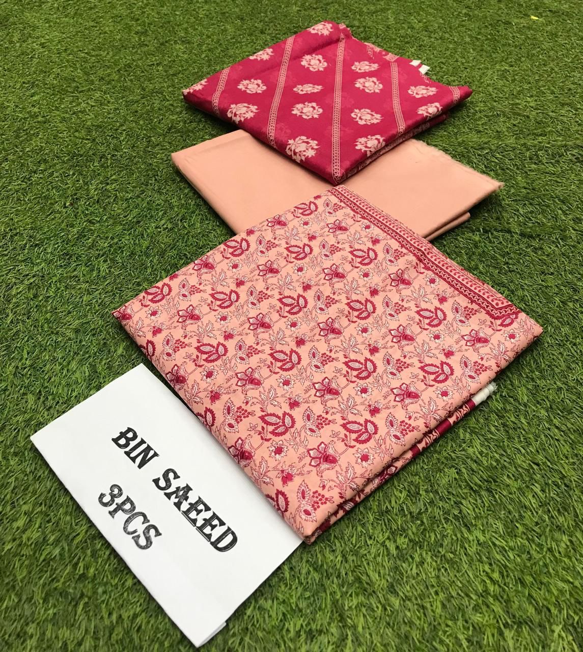 BIN SAEED LAWN 3 PIECE