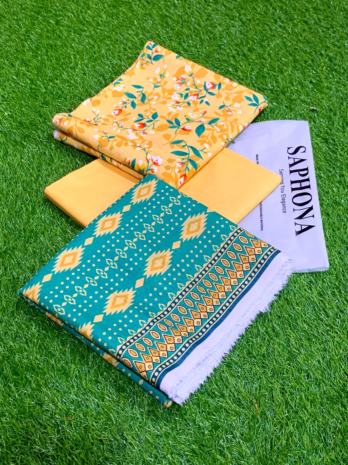 SAPHONA DORIYA LAWN 4 PIECE ❤